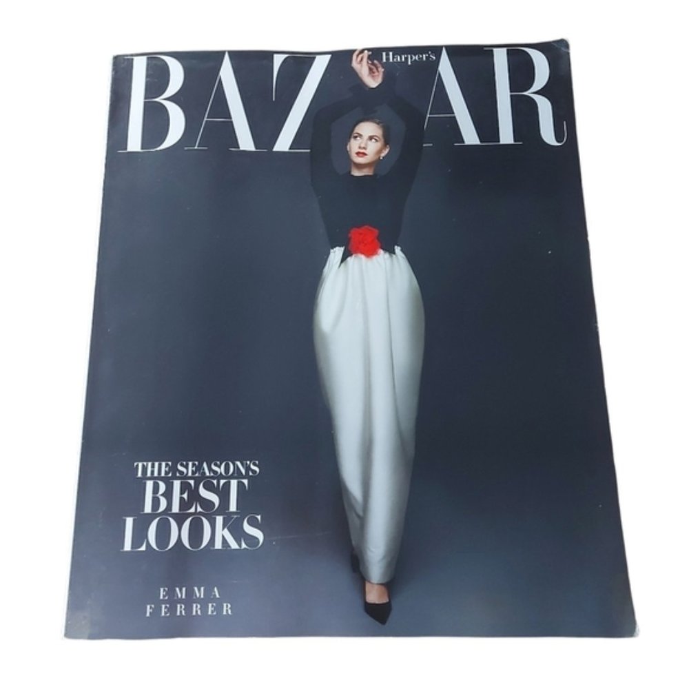 Harpers Bazaar Magazine with Emma Ferrer 2014